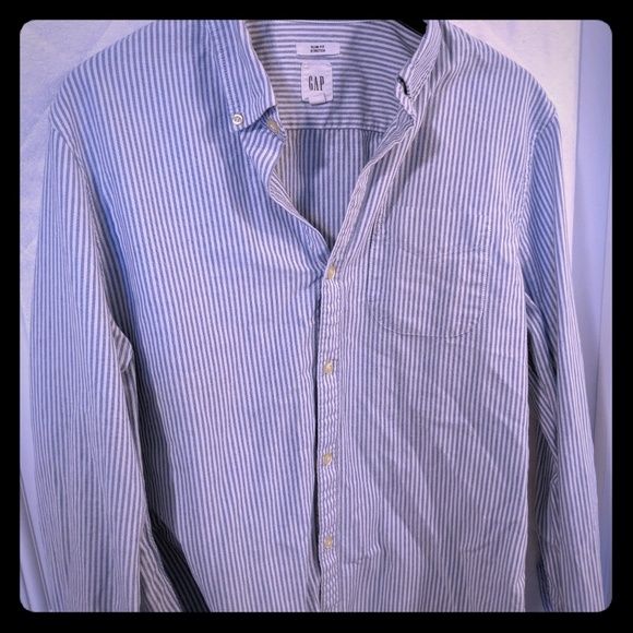 GAP Other - GAP Blue and white Striped Button down